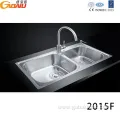 Easy to clean Home Two Bowl Kitchen Sink